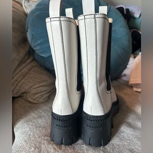 Coach Beige Leather Footwear